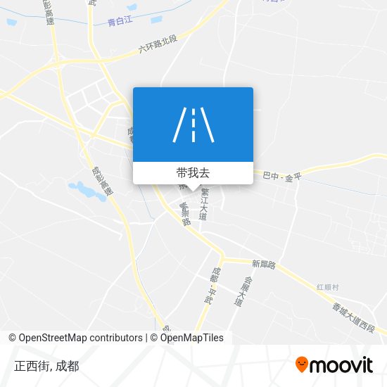 正西街地图