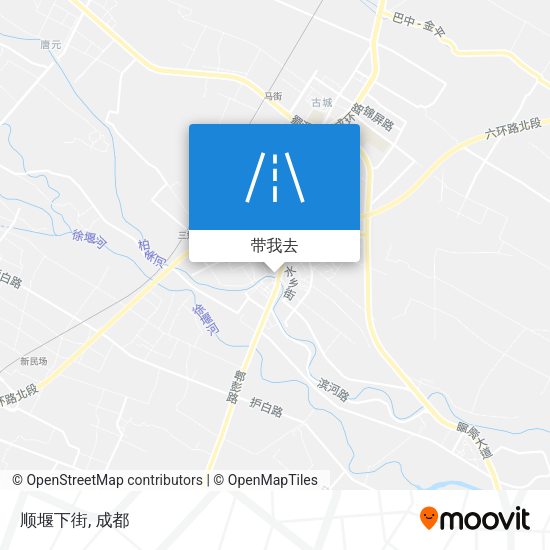 顺堰下街地图