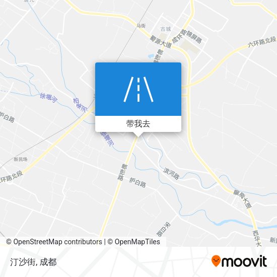 汀沙街地图