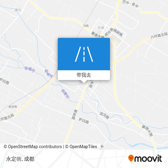 永定街地图