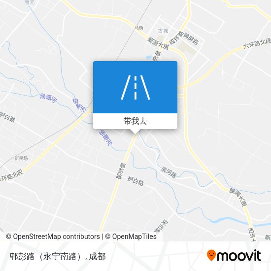 郫彭路（永宁南路）地图