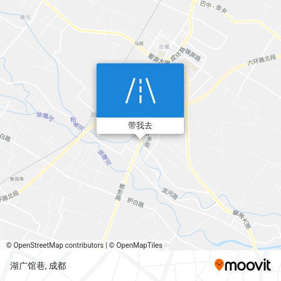 湖广馆巷地图