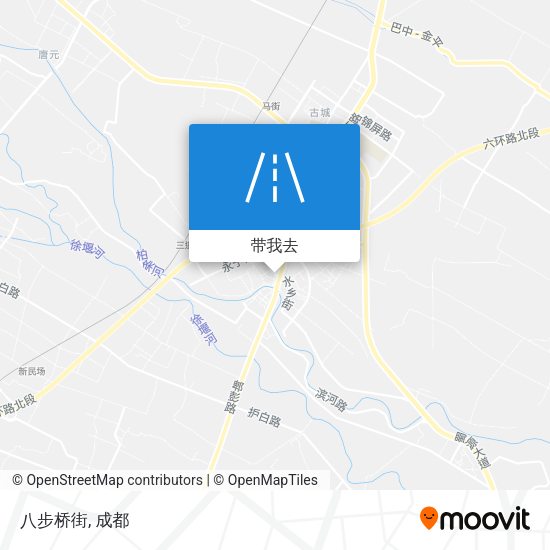 八步桥街地图