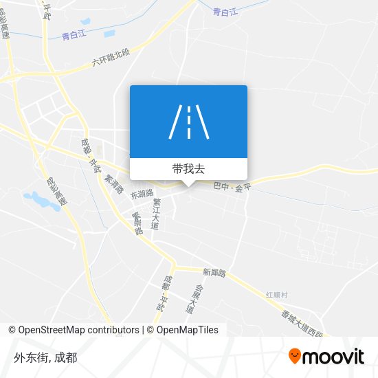 外东街地图