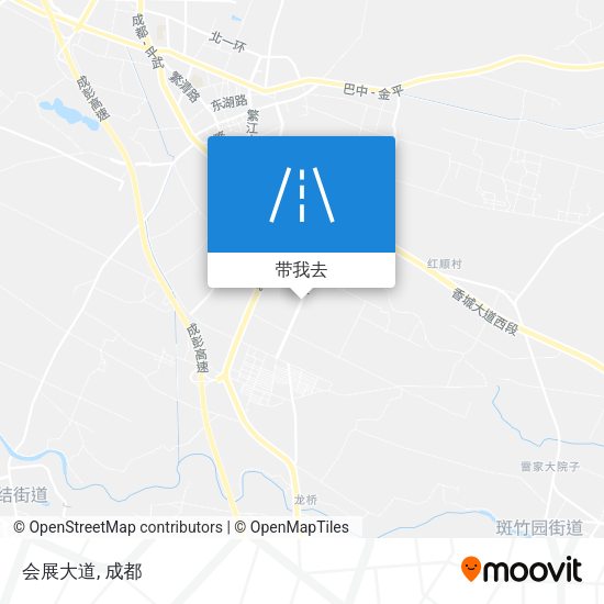 会展大道地图
