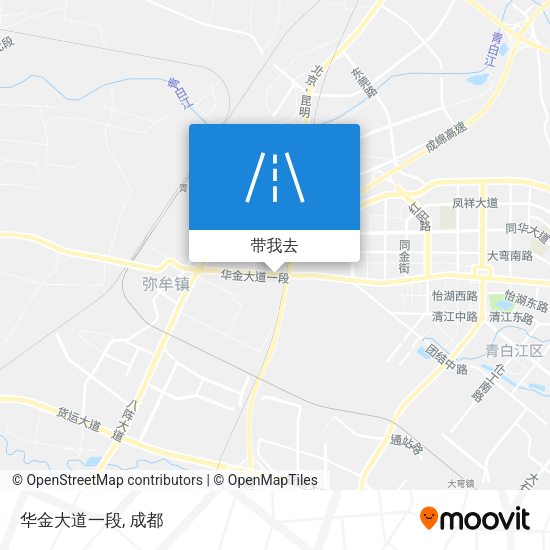 华金大道一段地图