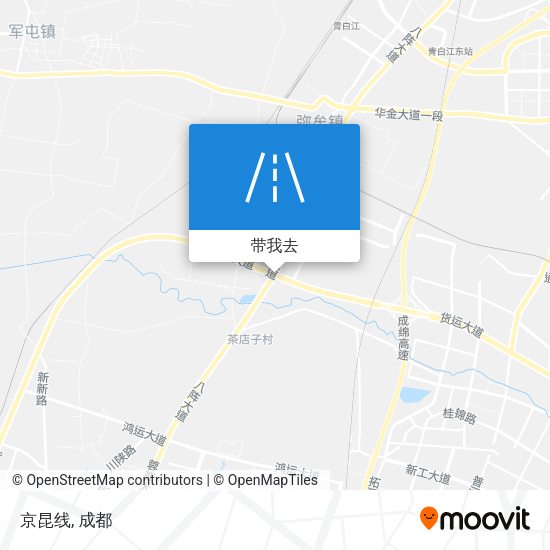 京昆线地图