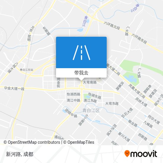 新河路地图