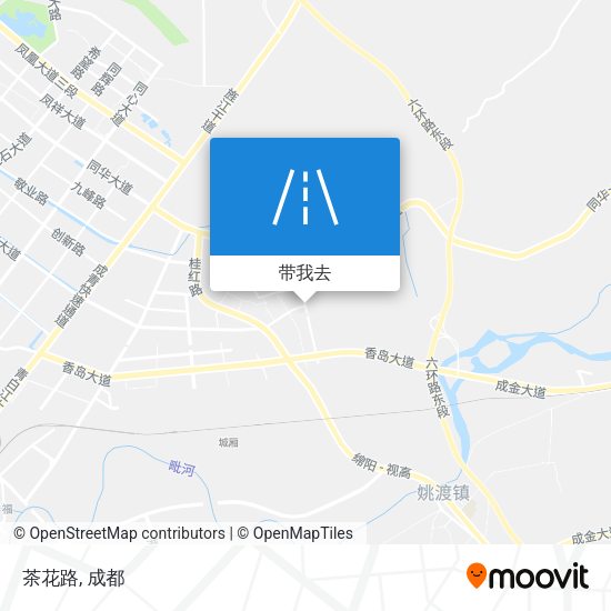 茶花路地图