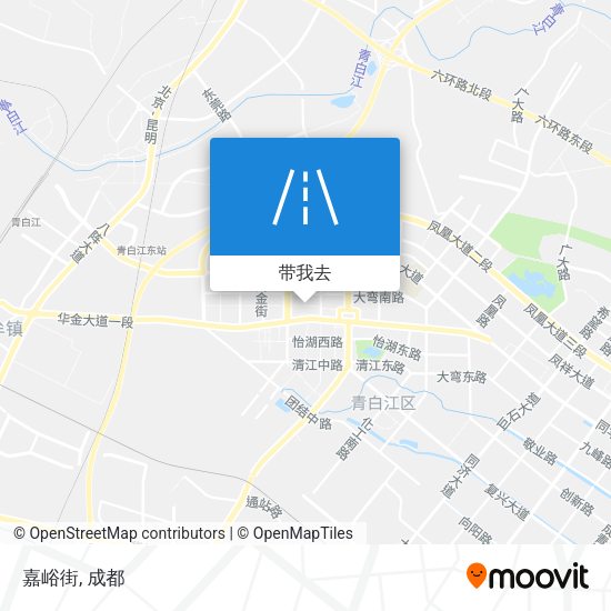 嘉峪街地图