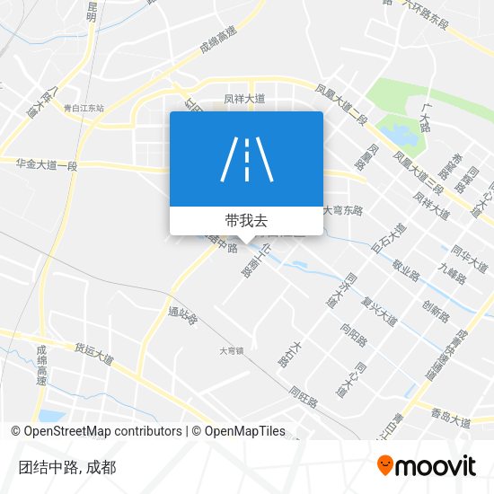团结中路地图