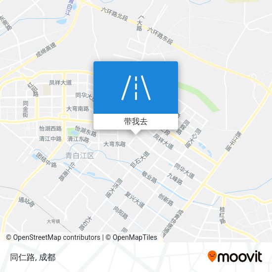 同仁路地图