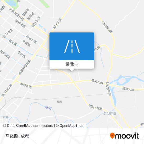 马鞍路地图