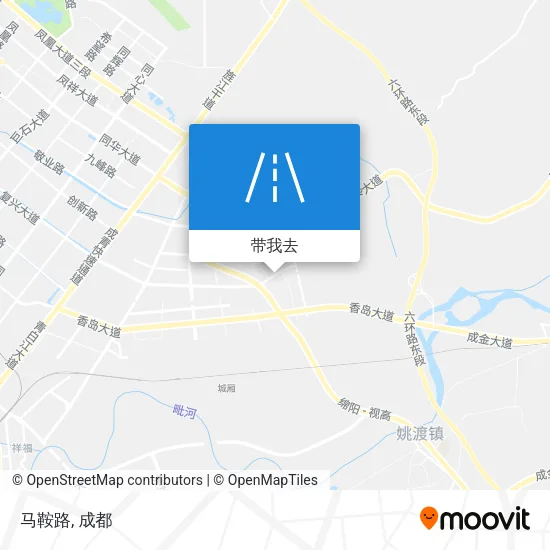 马鞍路地图