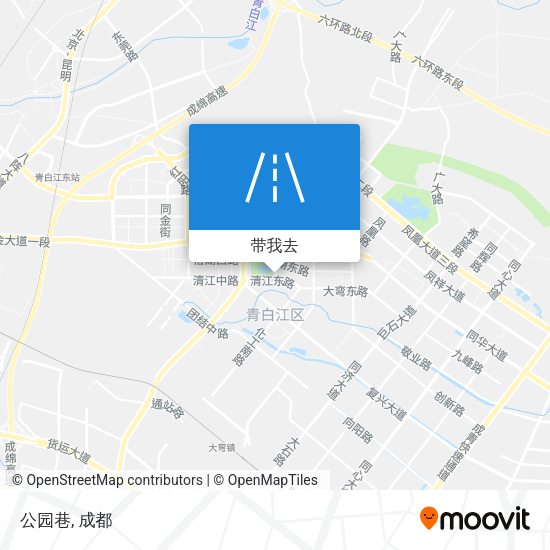 公园巷地图
