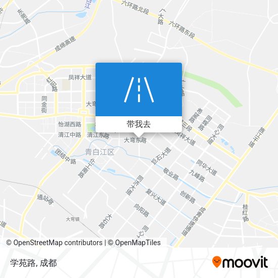 学苑路地图