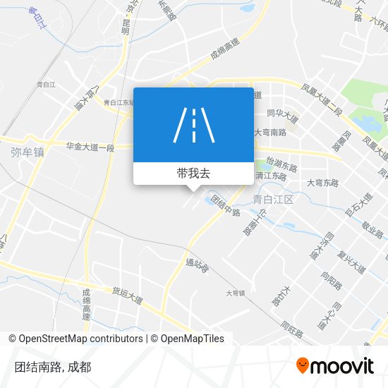 团结南路地图
