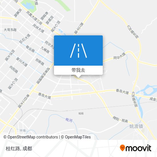 桂红路地图