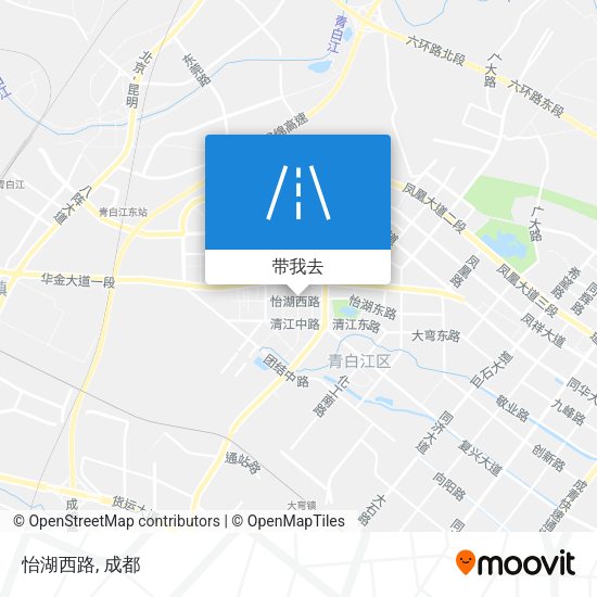 怡湖西路地图