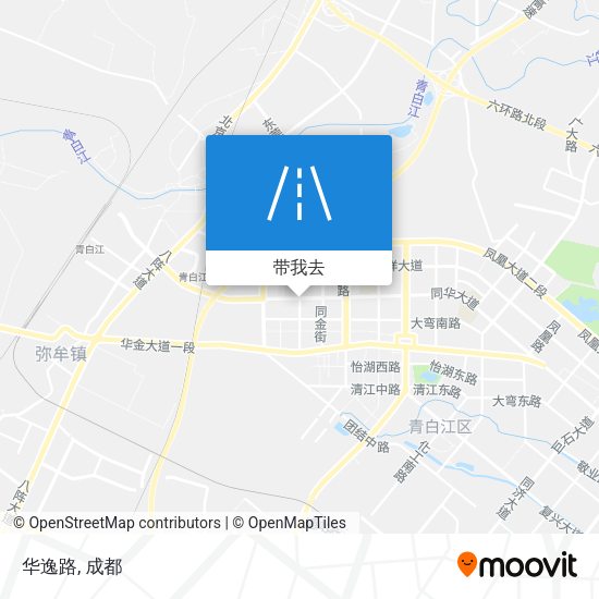 华逸路地图