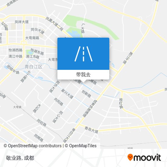敬业路地图