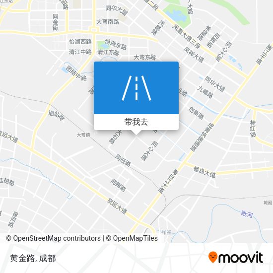黄金路地图