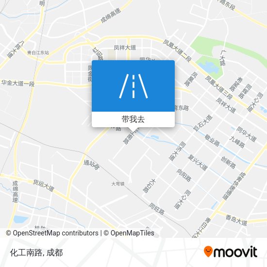 化工南路地图
