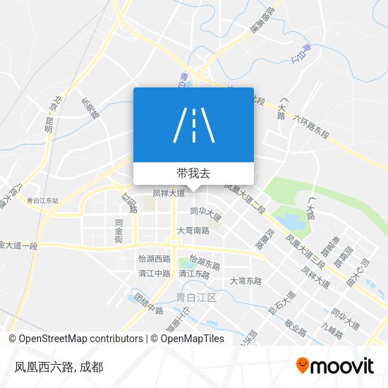 凤凰西六路地图