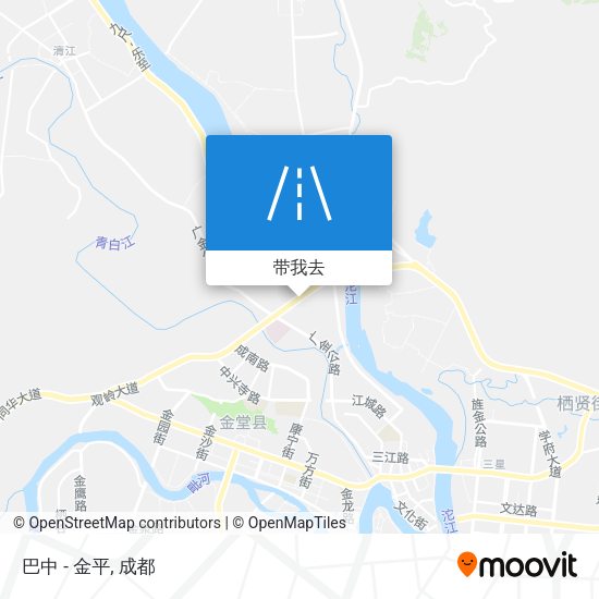 巴中 - 金平地图