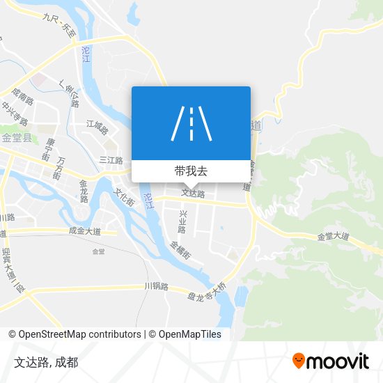 文达路地图