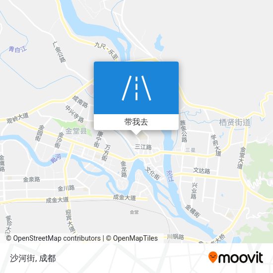 沙河街地图
