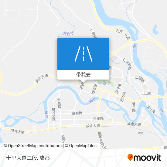 十里大道二段地图