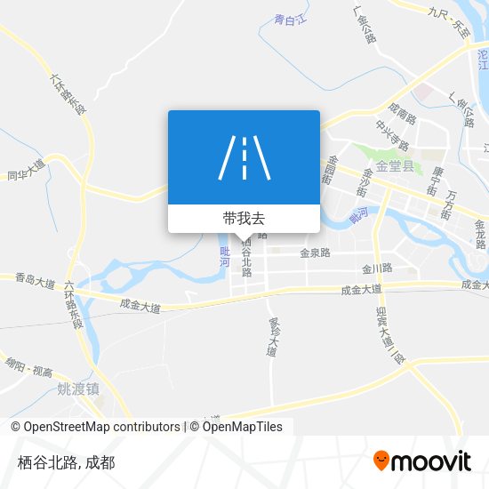 栖谷北路地图