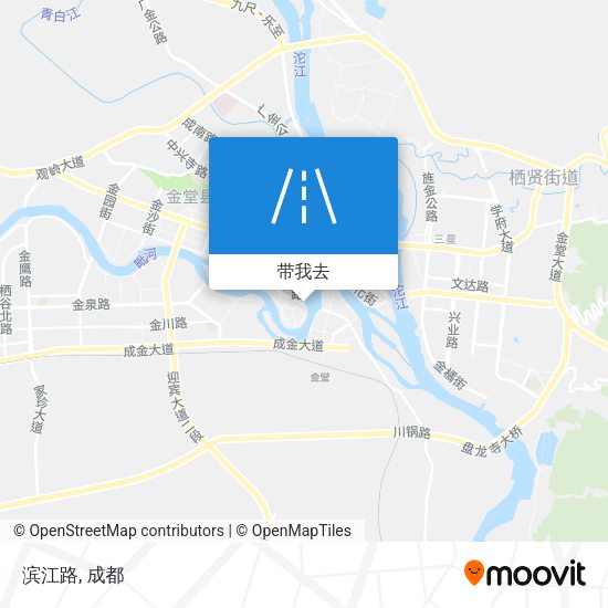 滨江路地图