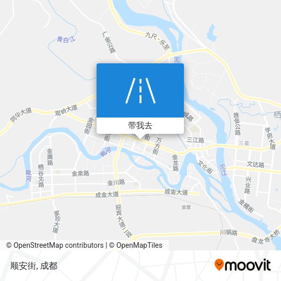 顺安街地图