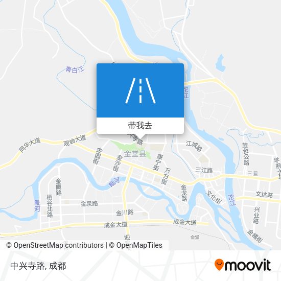 中兴寺路地图