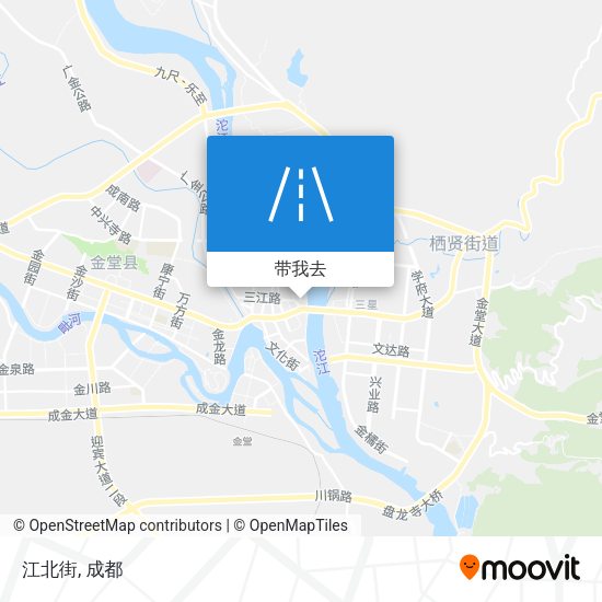 江北街地图