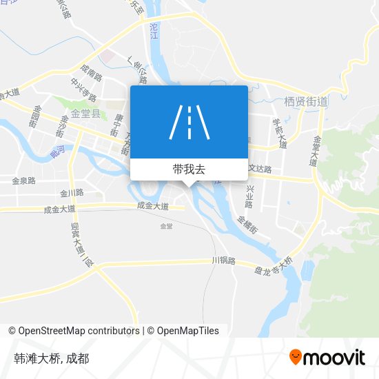 韩滩大桥地图