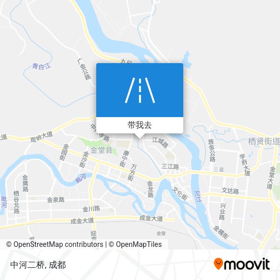 中河二桥地图