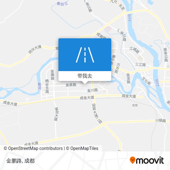 金鹏路地图