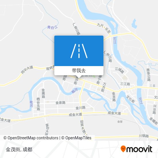 金茂街地图