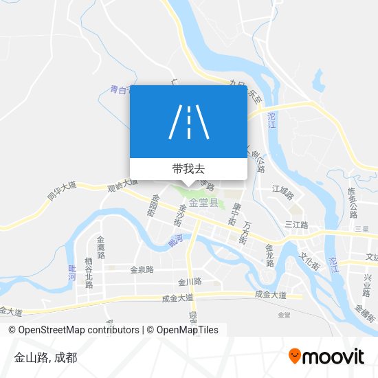 金山路地图