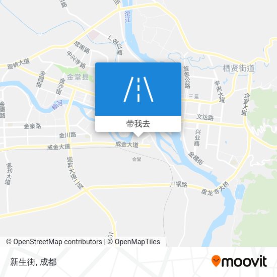 新生街地图