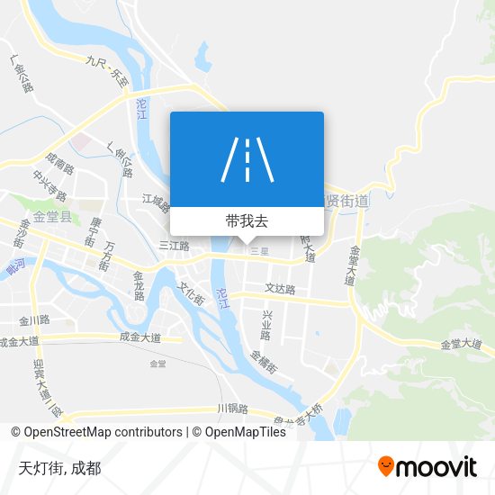 天灯街地图