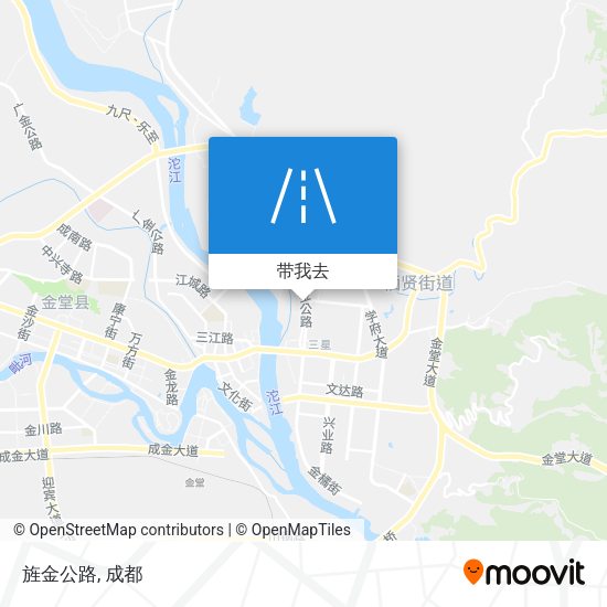 旌金公路地图