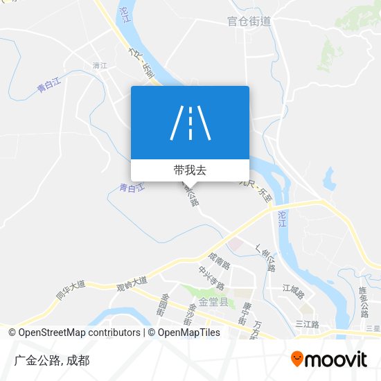 广金公路地图