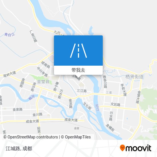 江城路地图