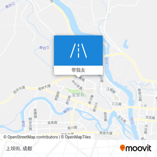 上坝街地图