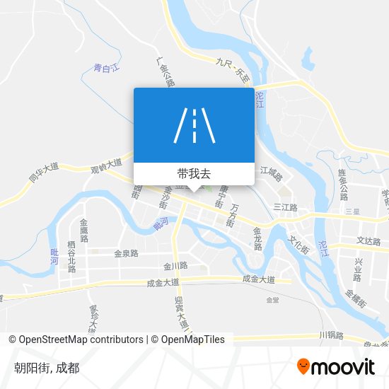 朝阳街地图