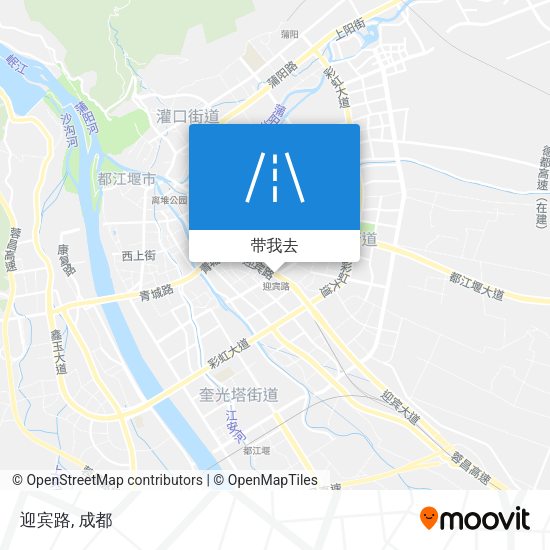 迎宾路地图